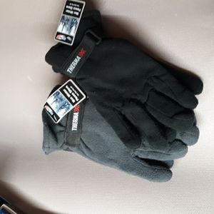 Thermax Mens winter gloves, fleece Lined glove, Warm & Fuzzy